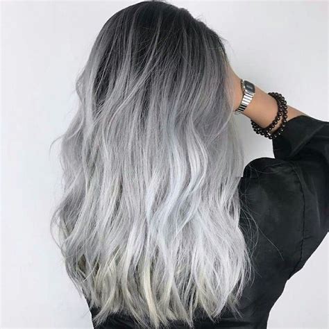 black to platinum hair ombre|different shades of platinum hair.